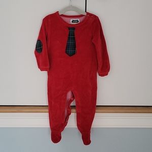 Adorable Holiday Footie Outfit Size 9-12 Mo